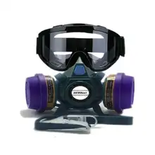 Многоразовый противогаз маска/противогаз мобильный респиратор черные защитные очки противопожарные маски