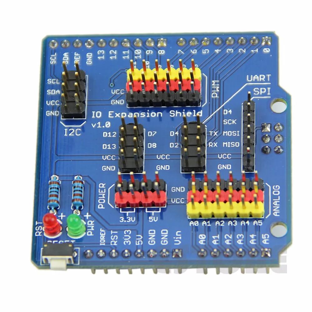 

Expansion IO Board Sensor Shield Compatible For UNO/Leonardo/Mega2560