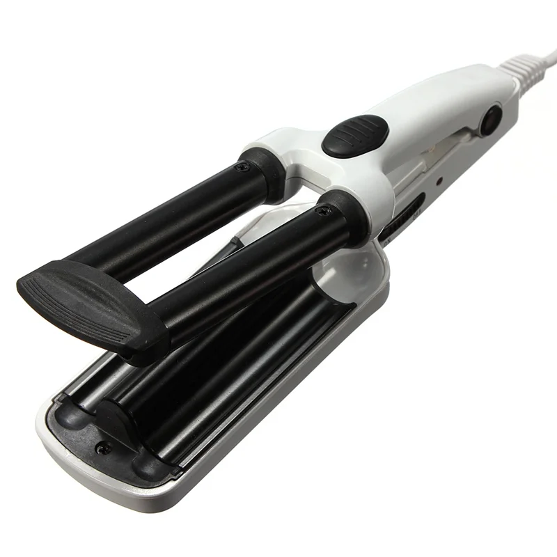 3 Barrel Electric Hair Curling Iron Flat Tourmaline ...
