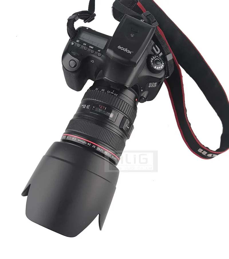 Для CANON EF 24-105 мм f/4L IS USM бленда объектива камеры 77 мм фильтр байонет(несовместимо с полнокадровой DSLR