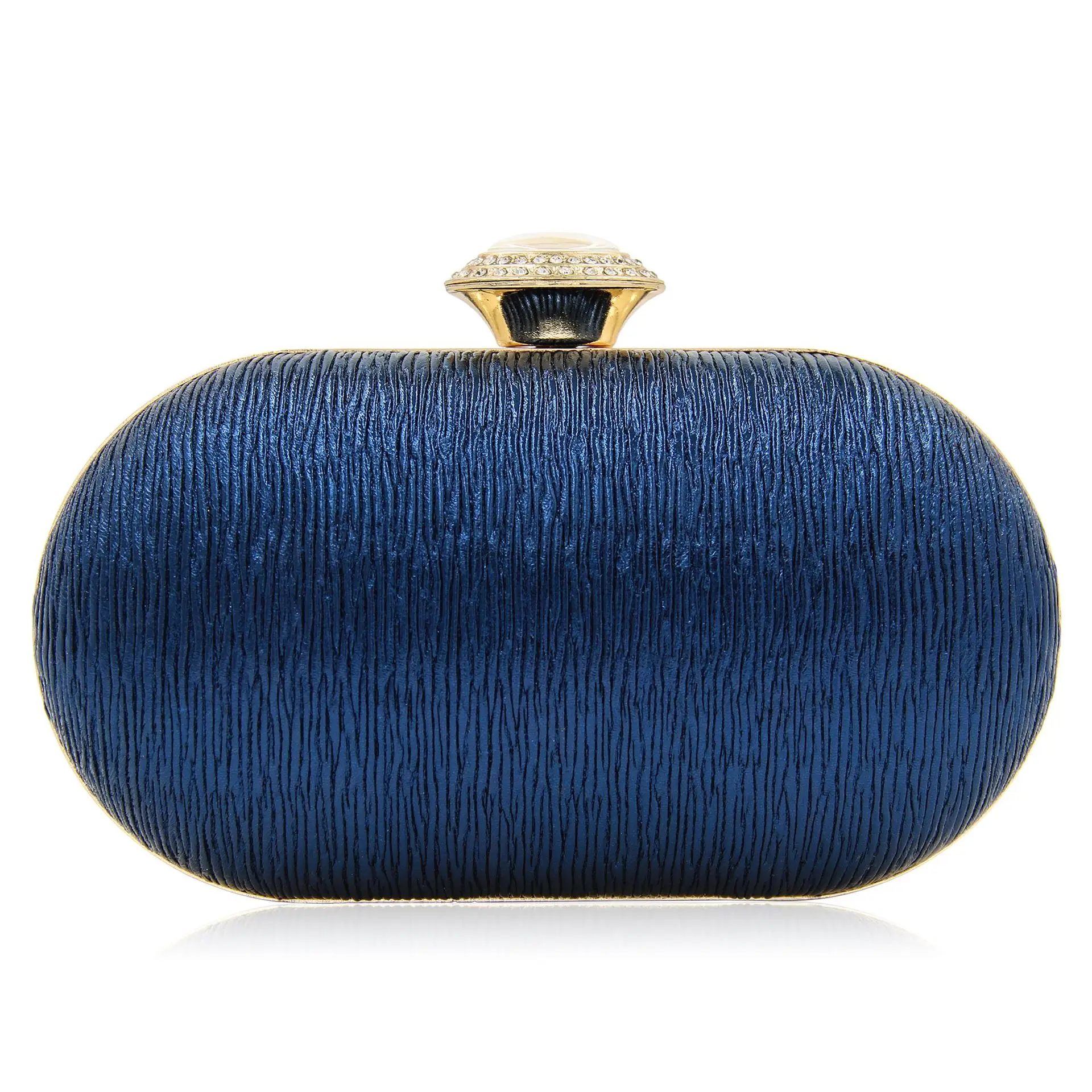 Women Evening Wedding Party Satin Clutch Luxury Style Mini Bag Diamond