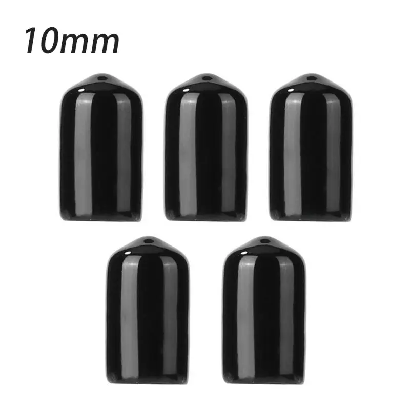 5pcs 10/12/13/14mm Plastic Pool Cue Tip Protector Case Indoor Club Pub Family Game Snooker Billiard Accessories - Цвет: 10mm