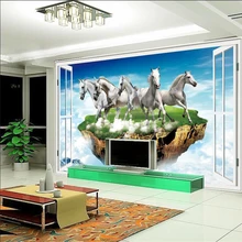 Best Price Custom wallpaper  Large - scale mural wall stickers ideas creative three - dimensional background decorative wall paintings