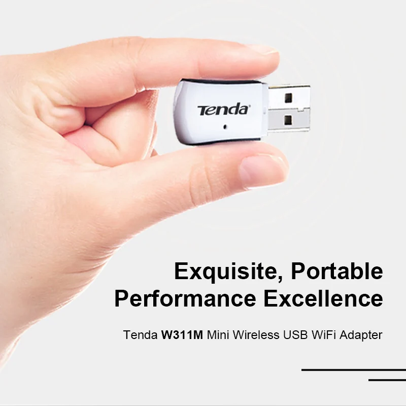 Tenda W311M мини беспроводной USB WiFi адаптер 150 Мбит/с портативная беспроводная сетевая