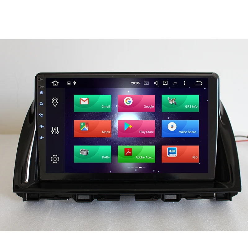Sale Aoluoya IPS RAM 4GB Octa Core Android 8.0 CAR DVD Player Radio GPS Navigation For MAZDA CX-5 CX5 2012 2013 2014 2015 WIFI DAB BT 2