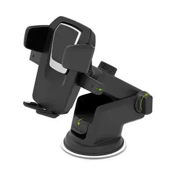 

Long Lever Model Automatic Locking Mobile Phone Holders & Stands Sucker Type Car Cellphone Bracket Dashboard Style Cellphone Nav
