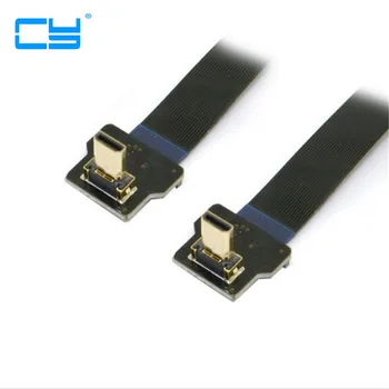 

0.2M 0.1M 0.5M 90 Degree Up Angled FPV Micro HDMI Male to Micro HDMI FPC Flat Cable for GOPRO Multicopter Aerial Photography