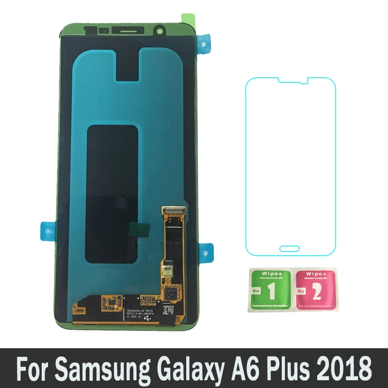 

100% Tested Working Lcds Display For Samsung Galaxy A6 Plus 2018 A605 A6+ LCD Touch Screen Digitizer Replacement Parts Assembly