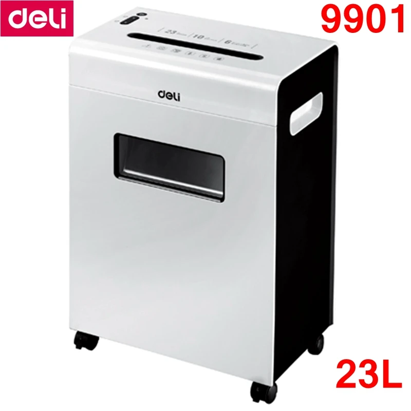 [ReadStar] Deli 9901 машина для измельчения бумаги офис 23L объем 220-230VAC/50 Гц Энергосбережение Авто стопа бумаги Шредер Тип Ящика