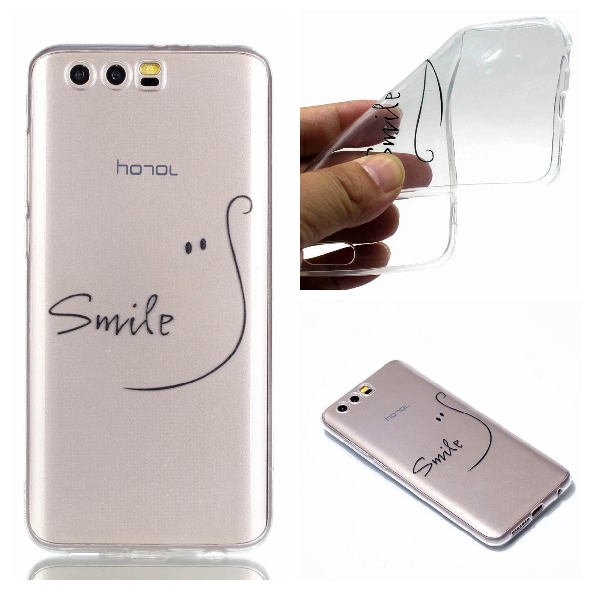 Dulcii fundas для huawei Honor 9 чехол ультра тонкий с рисунком мягкие ТПУ сотовый телефон