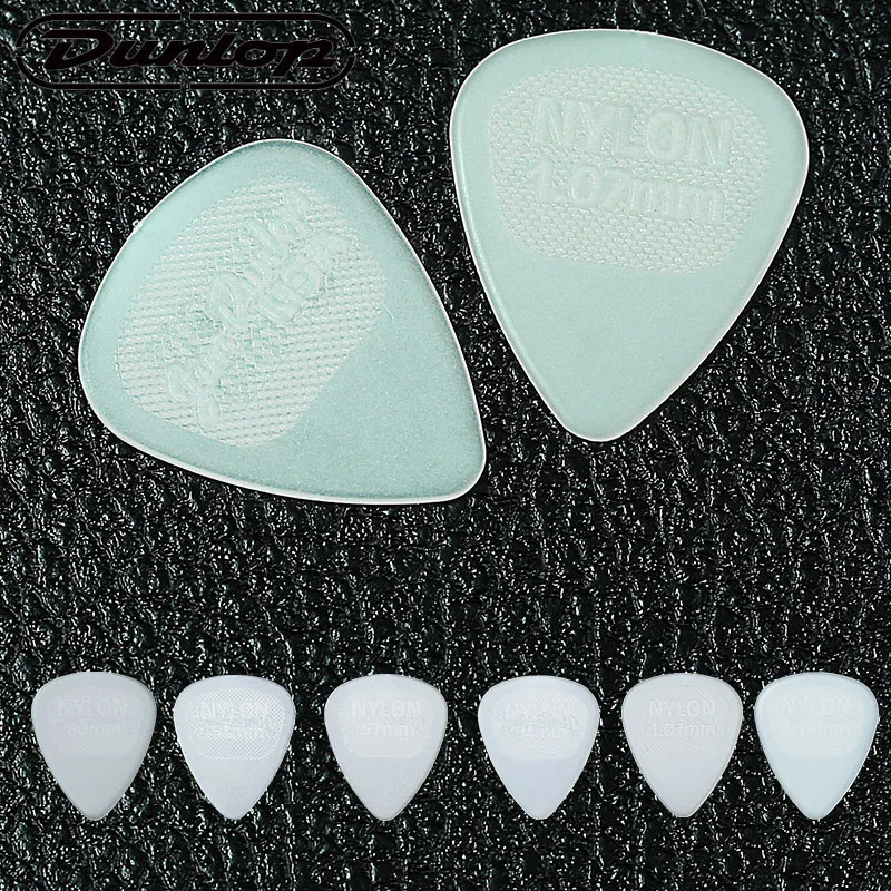 Dunlop Glow Nylon Guitar Picks Plectrum Mediator Guiar Parts Accessory for Acoustic Electric Guitarra Ukulele Guitar Pick
