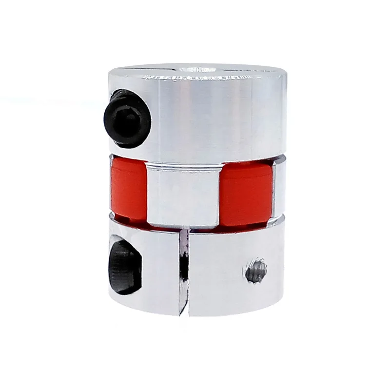 Fevas 1PC D20L25 Coupling with Elastic Aluminium CNC Spider Motor clamped Coupling 4-10MM Inner Diameter: 4x5 Fevas 1PC D20L25 Coupling with Elastic Aluminium CNC Spider Motor clamped Coupling 4-10MM Inner Diameter: 4x5