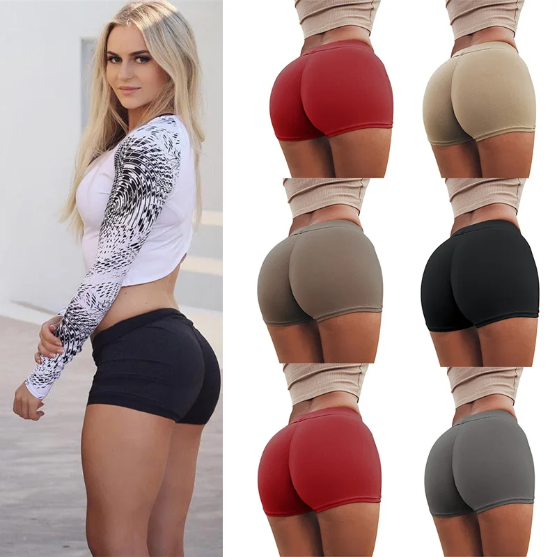 

Women Safety Shorts Pants Seamless Elastic Breathable Panties Seamless Anti Emptied Boyshorts Pants Girls Slimming Underwear