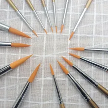 6 шт./15 шт. набор крючков Ручка кисти для живописи маслом акварель гуашь краски кисти художественные принадлежности для рисования