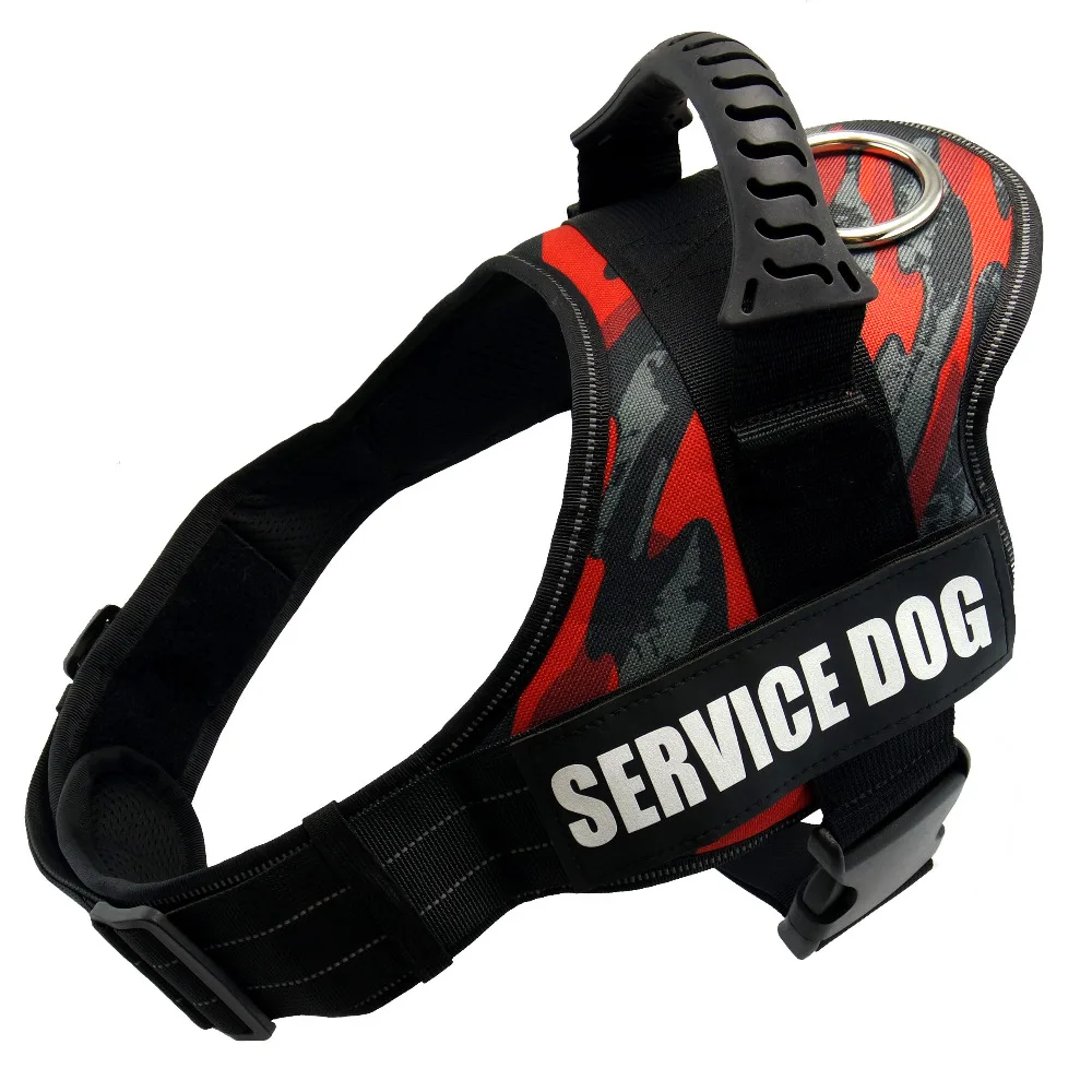 

Dog Harness - No Pull Chest Harness with Reflective Vest Comfortable Safety Handle Welded Metal Leash Attachments