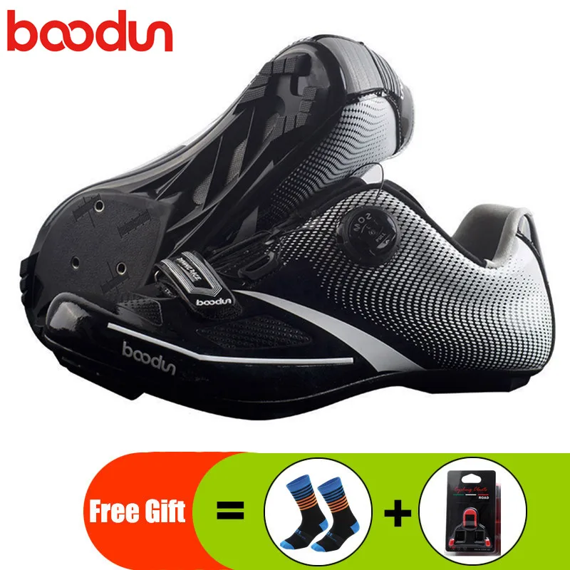 

BOODUN Cycling Shoes Professional Bicycle Men Road Bike Self-Locking Shoes Breathable Athletic Shoes Zapatillas Zapato Ciclismo