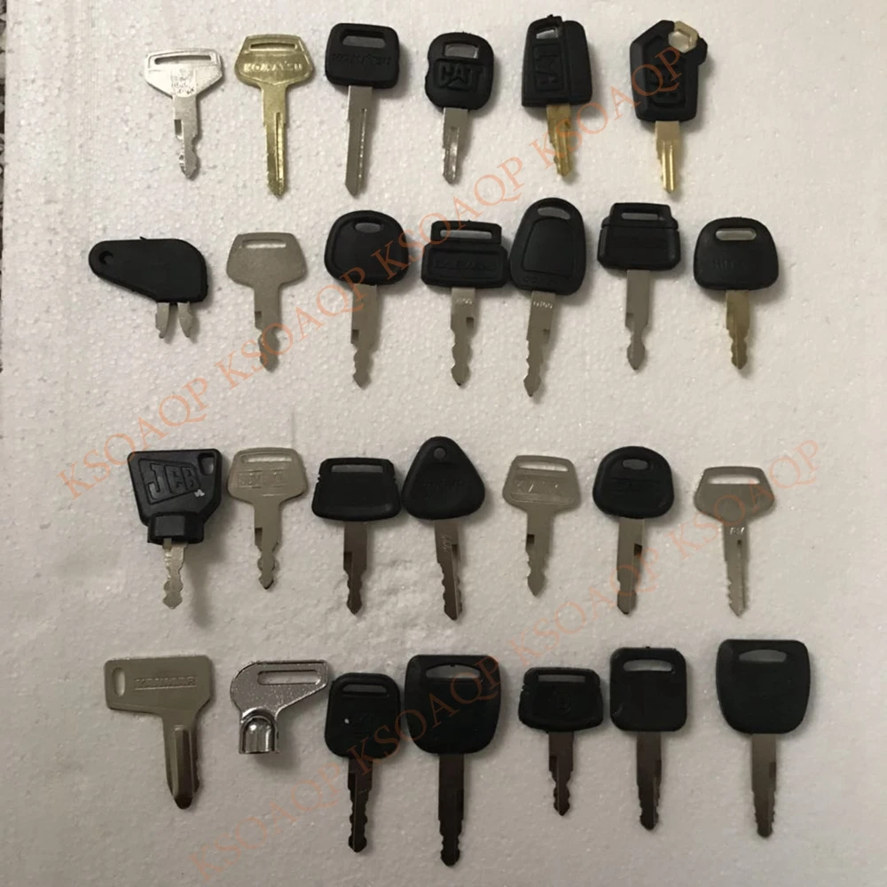 Ключи для экскаватора 27 шт. Komatsu Carter Kobelco Volvo Kato Daewoo keys # Q00 ZX|Электрические вилки| |