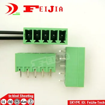 

(50pcs/lot) 15EDGVC-3.81-5P Straight Pin Terminal Block Connector Plug -in Pluggable type free shipping