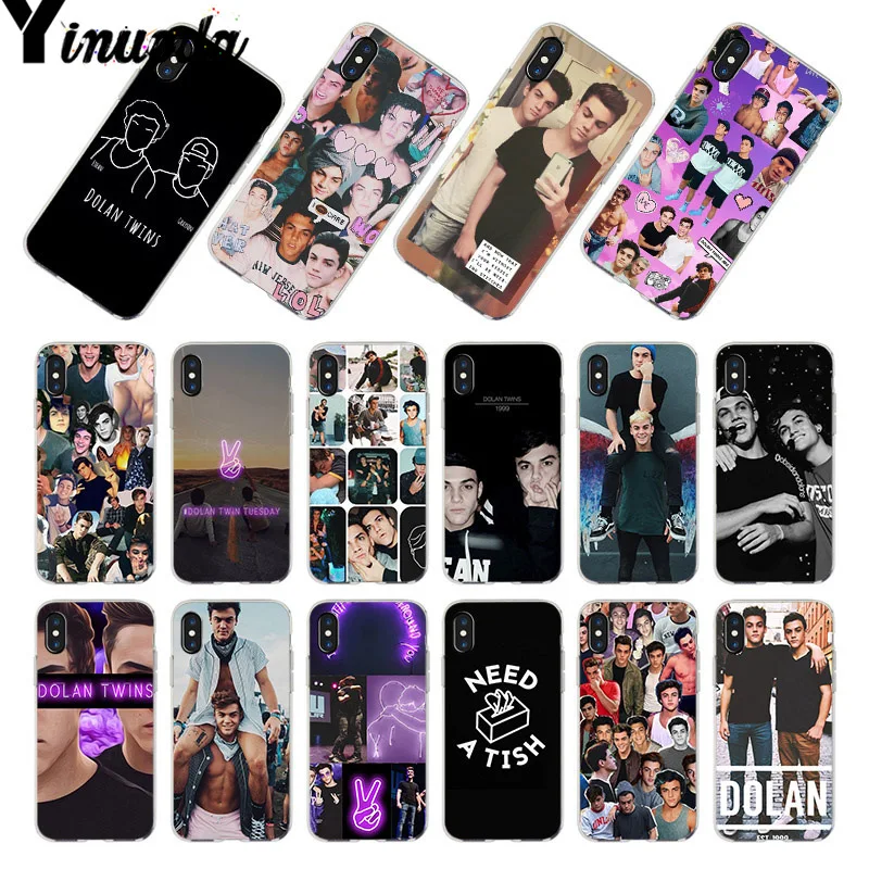 

Yinuoda For iphone 7 6 X Case dolan twins Coque Phone Case for iPhone X 6 6s 7 7plus 8 8Plus 4S 5 5S 5C XR XS MAX