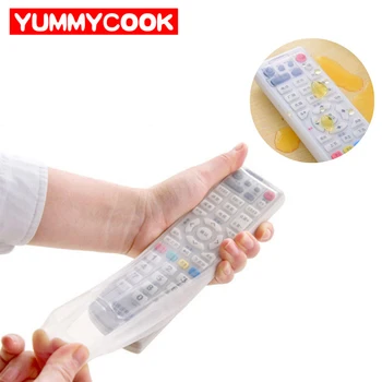 Silicone Dust Storage Boxes Transparent TV Remote Control Cover Protective Organizer Home Wholesale Bulk Accessories Supplies