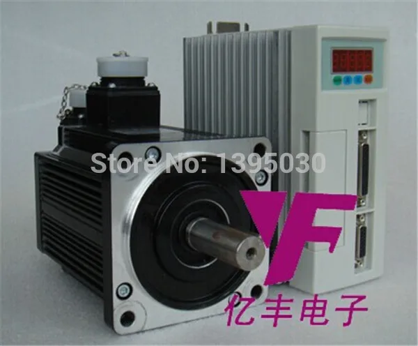 

2set Servo motor set 2KW 7.7Nm 2500rpm 9.5A servo motor 130ST-M07725 and servo driver system with cable