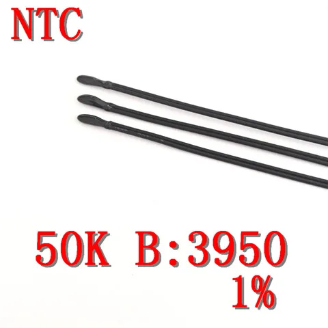 Датчик температуры NTC50K B3950 1% NTC thermistor50K B3950 1% терминал XH2P2.54