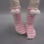 Кукольные аксессуары модные персиковые носки с принтом в форме сердца, сетчатые чулки, кружевные чулки для 1/6 1/4 1/3 BJD DD MOSD кукла - Цвет: BJD--012