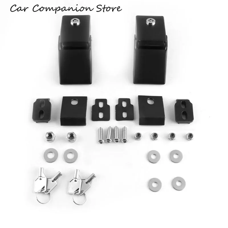 

Engine Bonnets Hood Lock For Jeep Wrangler JK 2007-2017 Metal with Key Pattern Design Hood Lock For Wrangler Car Hood Lock