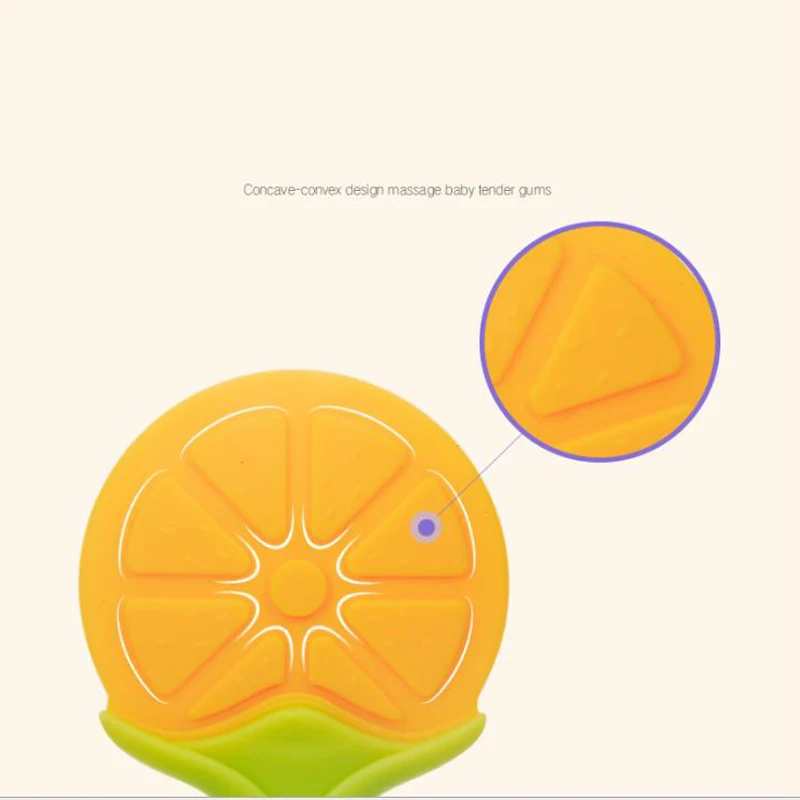 Силикагель детский зубная резинка фруктовая форма жевательная резинка новорожденный двухцветной Стерео Пищевой класс шлифовальный