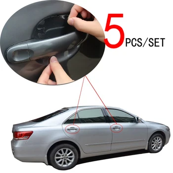 

5pcs/set Universal Invisible car styling door Scratches Automobile Shake Protective car Handle Protective stickers Film
