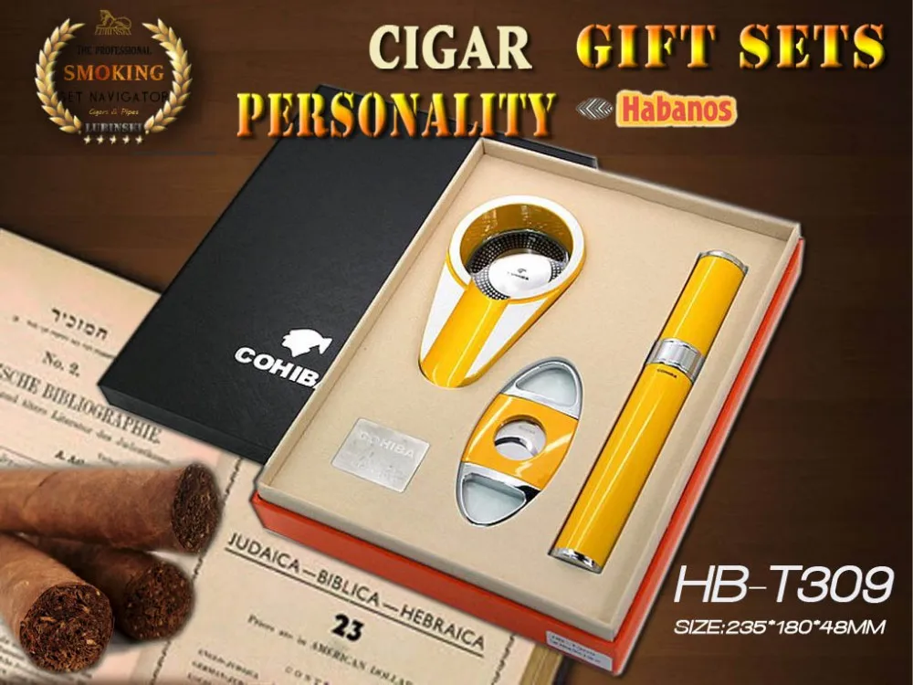 Cohiba Золотой рыцарь металл мини-Пепельница сигары резак Высокое качество сигары трубки красивый подарок бизнес подарочные наборы