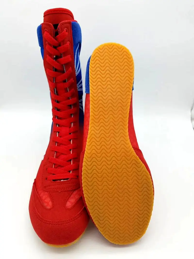 للجنسين المهنية رياضة الملاكمة المصارعة القتال الأحذية شبكة تنفس خفيفة الوزن دعم رياضة التدريب القتالي أحذية للجنسين المهنية رياضة الملاكمة المصارعة القتال الأحذية شبكة تنفس خفيفة الوزن دعم رياضة التدريب القتالي أحذية