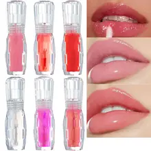 6 цветов 3D Кристальный Жидкий блеск для губ натуральный мятный Желейный цвет увлажняющий стойкий блеск для губ сексуальный блеск для губ Косметика