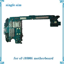 Замена разблокирована для samsung galaxy s3 i9300i материнская плата полная функция Рабочая б/у материнская плата с полностью ЧИПАМИ логическая плата