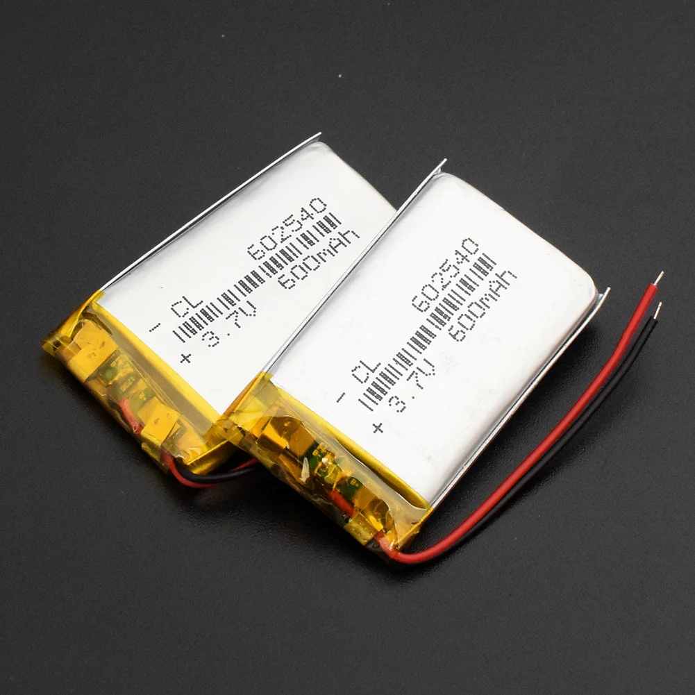 1/2/4x мини 602540 Li Ion po Батарея 3 7 v 600 мА/ч Gps Mp3 bluetooth динамика наушников игрушки DVD Pos