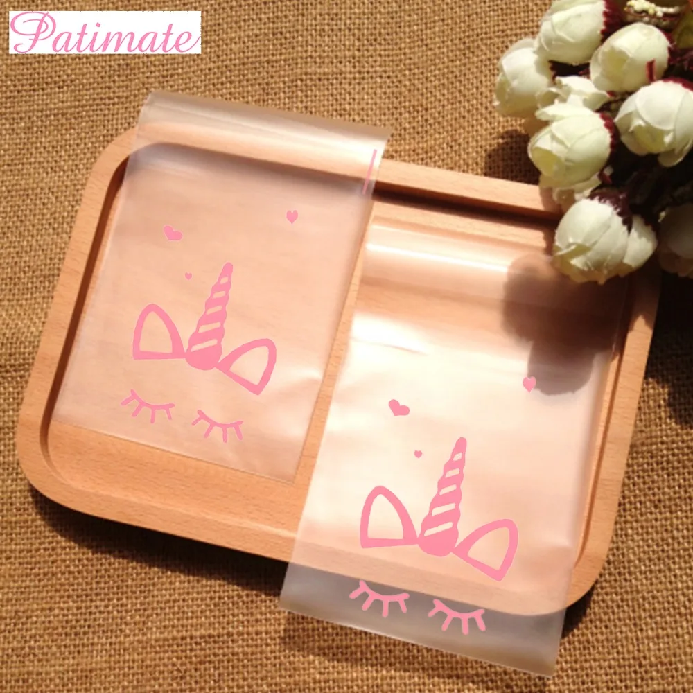 PATIMATE 100 قطعة كوكي الحلوى حقيبة عيد ميلاد حزب حقائب للهدايا التفاف Weding الحسنات صندوق هدايا من البلاستيك الزفاف ديكور ل يونيكورن حزب PATIMATE 100 قطعة كوكي الحلوى حقيبة عيد ميلاد حزب حقائب للهدايا التفاف Weding الحسنات صندوق هدايا من البلاستيك الزفاف ديكور ل يونيكورن حزب