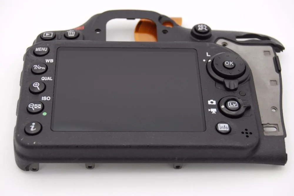 

Free shipping ! 90%New D7200 back cover For Nikon D7200 Rear Cover Button Flex with LCD key FPC Camera repair parts