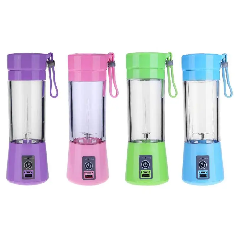 

380ml USB Portable Multipurpose Mini Juicer Cup Extractor Household Blender Egg Whisk Fruits Mixer External Charging Supplies