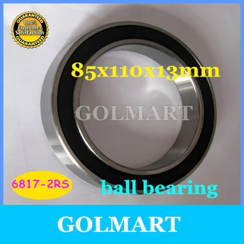 

4pcs/lot 61817 6817-2RS bearing sealed 85x110x13 mm 61817-2RS ball bearing 85mm diameter 6817RS steel deep groove ball bearing