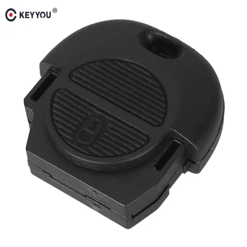 

KEYYOU 2 Button Remote Car Key Shell Fob Case For Nissan Micra Almera Primera X-Trail Auto Key Case Cover Replacement No Blade