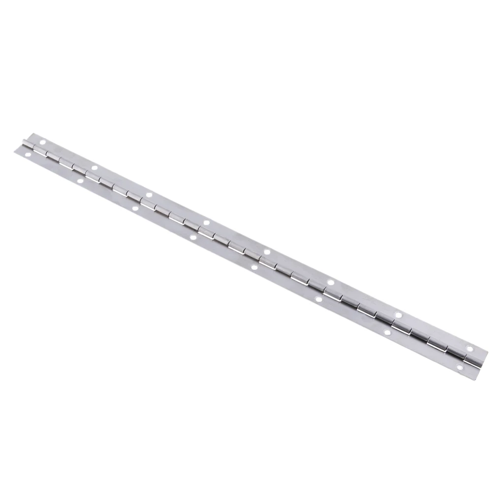 304 Stainless Steel Marine Boat Yacht Door Piano Hinge Deck Cabin Hardware Strong Corrosion Resistance 15 Inch x 1 Inch