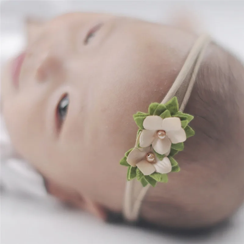 PINKSEE аксессуары головные повязки для малышей повязка на голову с кружевным бантом и цветком реквизит для фотосессии повязка на голову для новорожденных подарок для младенцев