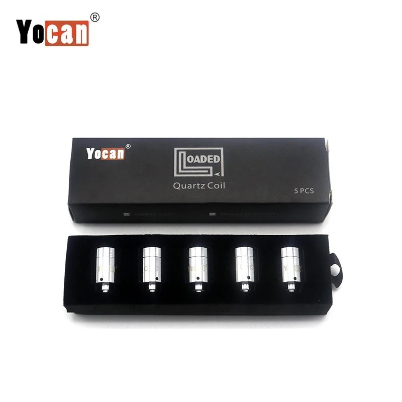 

5pcs Original Yocan Loaded Coil for Yocan Loaded Wax Vape Pen Kit Quartz Dual Coil & QUAD Coil Vape Coil Eletronic Cigarette