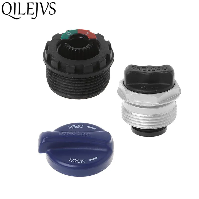 

Bicycle Front Fork Kit Repair Tools MTB Bike Dust Cap Locking Knob Base Accessories Lockout Remote Control Lever Parts
