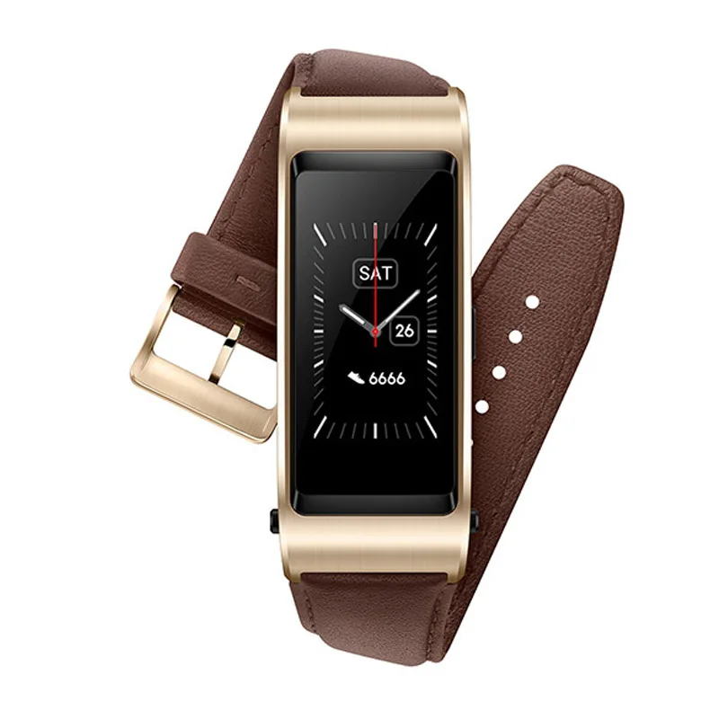 100% оригинал huawei TalkBand B5 Смарт часы bluetooth браслет большой OLED сенсорный экран для