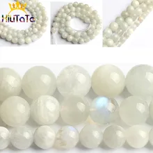 Miçangas de pedra natural, miçangas espaçadoras redondas e lisas para fazer jóias, 15 polegadas 6/8/10mm diy contas pulseira colar perles