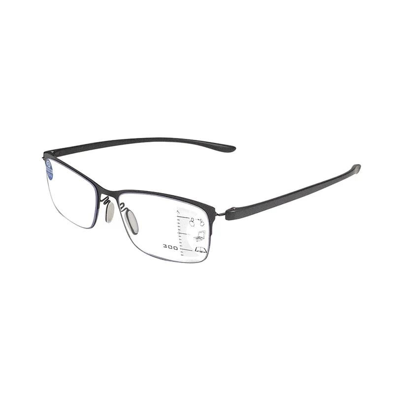 Модные очки Мультифокальные очки для чтения анти синий для мужчин бифокальные разведки диоптрий