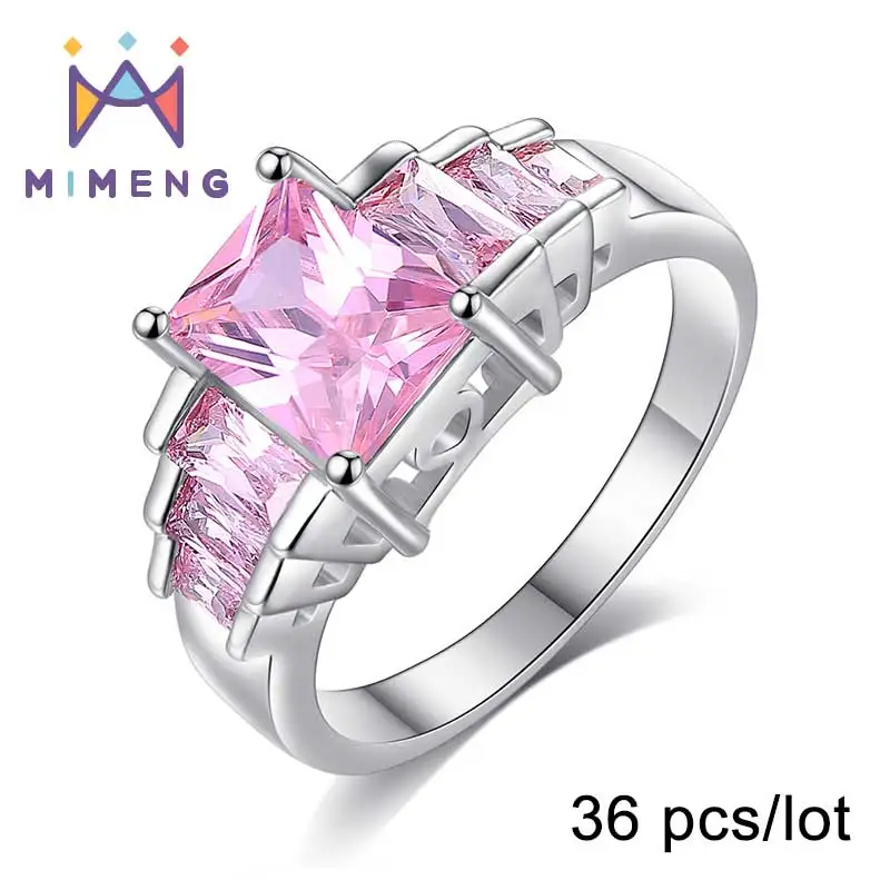Wholesale (36 pcs/lot) Hot Selling Crystal Rings 10KT Gold ...