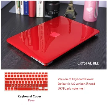 

Crystal Laptop Case For Apple Macbook Pro Retina Touch Bar & ID Air 11 12 13 13.3 15 15.4 inch Hard Shell + Keyboard Cover