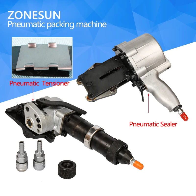 ZONESUN KZ 32A Pneumatic Split Steel Band Hand Strapping Tools Separate